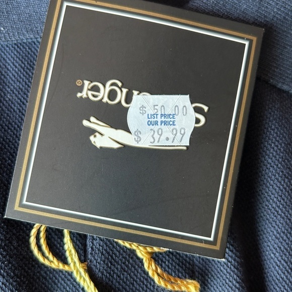 NWT mens navy blue golf shirt by Slazenger - Picture 5 of 6